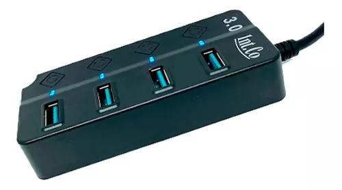 Hub 4 puertos USB 3.0 con Interruptor Westor