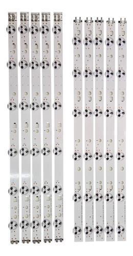 Kit Tiras Led Compatibles Con: Un40eh6030_ (10pzs 6l Nuevo)