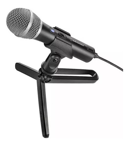 Microfone Audio Technica Usb Atr2100x Cardioide Dinâmico Xlr