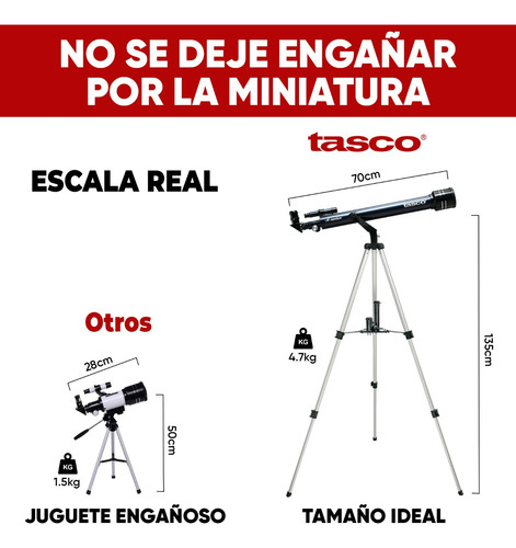 Telescopio Tasco Novice Altazimuth 402x60 Con Mirilla 6x24