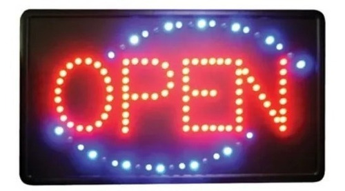 Cartel Led Kiosco Abierto Doble Palabra Leer Descripción