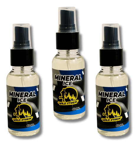 Mineral Ice 60 Ml - Golpes- Pack 3 Pzs Mentol