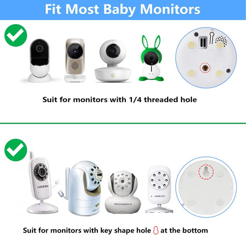 Soporte De Monitor De Bebé Con Cuello De Cisne Para Motoreso