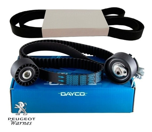 Kit Distribucion Dayco + Poly V Peugeot 307 1.6 Nafta - 2004