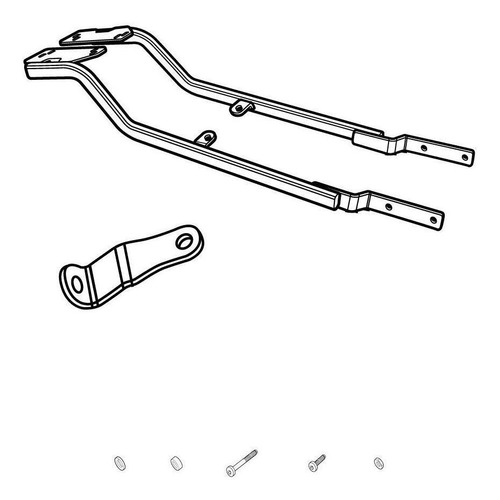 Soporte Baul Trasero Yamaha Mt03 Año '15