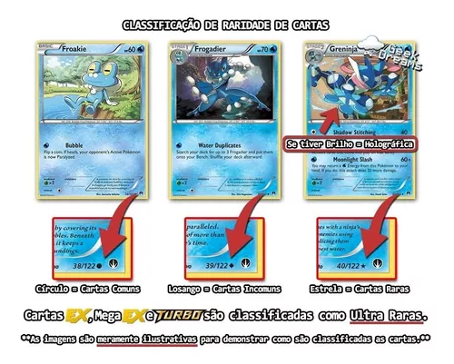 Carta Pokémon Lote Com 90 Energias Com 10 De Cada Tipo