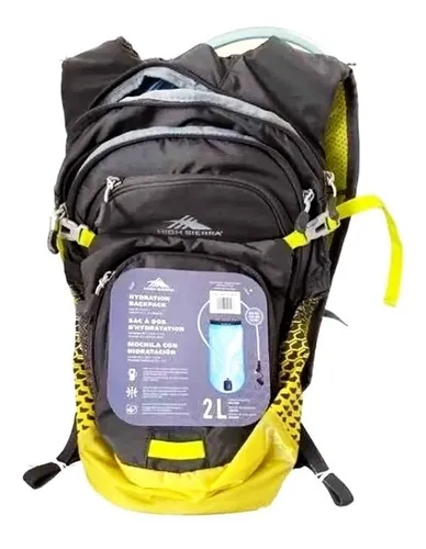 High sierra mochila con kit de hidratación sales