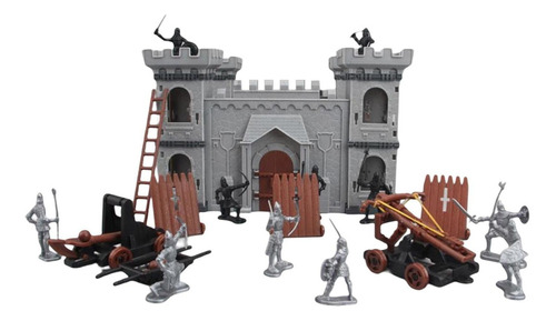 A*gift Mini Castillo Medieval Juguetes Niños Playset