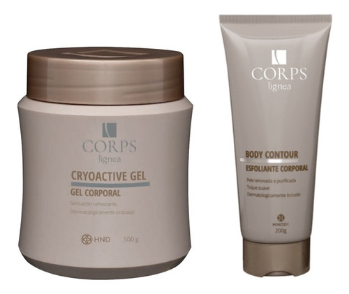 Gel Reductor Cryoactive + Exfoliante Corporal Hinode Corps