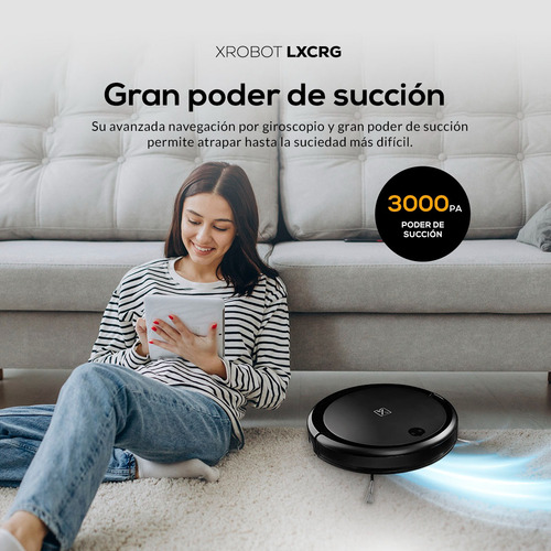 Robot Aspiradora Inteligente Barre Y Trapea Lanix Lxcrg