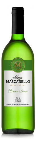 Adega Mascarello Branco Suave Vinho De Mesa Doce 750 Ml