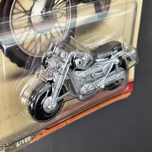 Miniature Matchbox 1/64 Indiana Jones Ducati Scrambler - Série Mainline 2024, Modèle #6/100