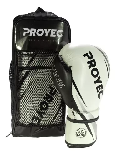 Guantes Boxeo Proyec King Kick Muay Thai Profesional + Bolso