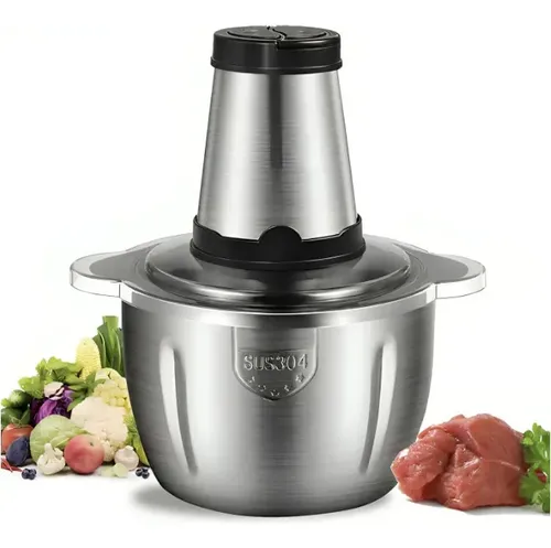 Picador De Alimentos 2l Moedor Elétrico Triturador Potent