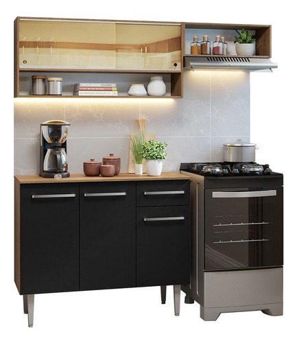 Cocina Integral Completa Modular Madesa Emilly 165cm Mn 02
