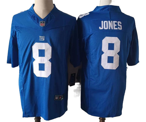 New 2024 New York Giants No.8 Daniel Jones Jersey