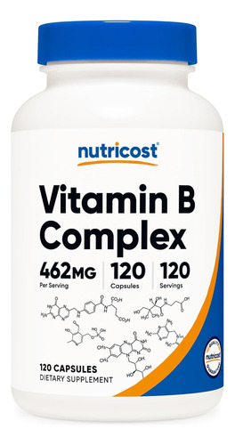 Complex Vitaminas B +c Biotina Niacina Folato Y+ 400mg X120u