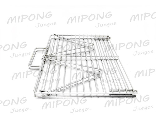 Imagen 4 de 10 de Parrilla Plegable Con Manija Asado Camping 54 X 35+ Atizador