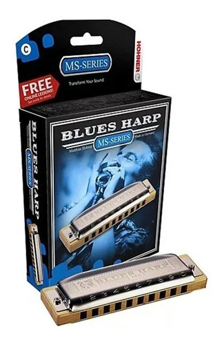 Armonica Hohner Blues Harp Blusera Original 20 Voces 