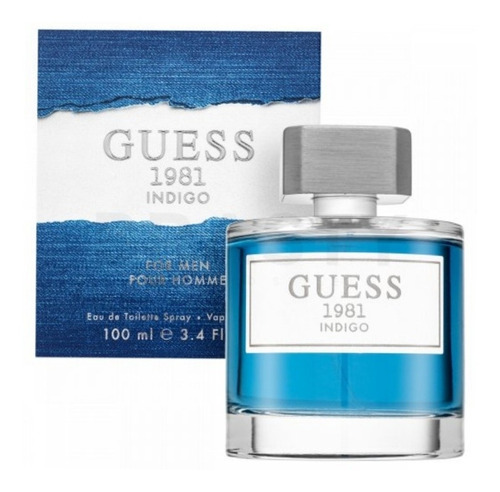 Perfume Original Guess 1981 Indigo Edt Caballero 100ml 