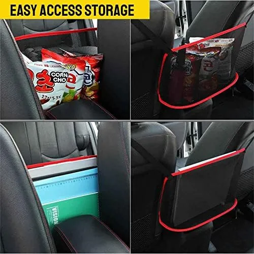 Soporte Práctico De Bolsillo Para Red Y Accesorios Del Auto