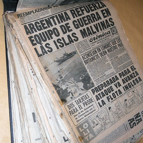 Material Histórico: Colección De Diarios Guerra De Malvinas