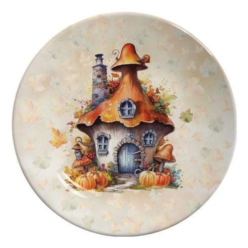 Pratos Sobremesa Coup De Halloween, Dias Das Bruxas 4 Uns. Laranja Thanksgiving