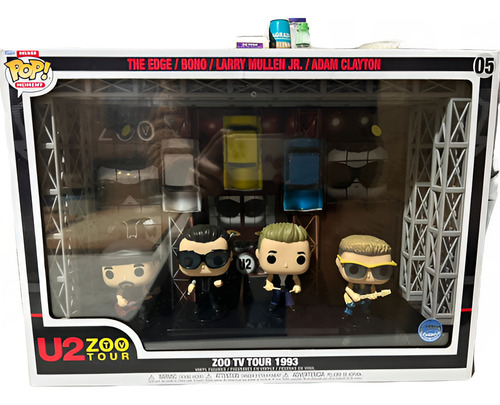 Funko Pop Moments U2 Zoo Tv Tour (daño Acrílico) Ver Foto