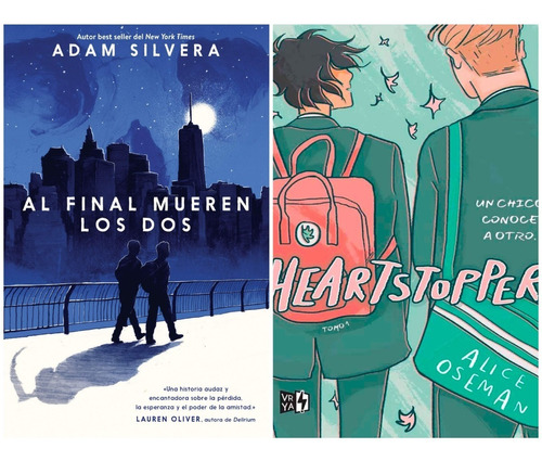 2 Libros Al Final Mueren Dos Puck + Heartstopper 1 Oseman Vr