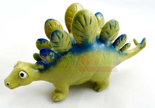 Mini Dinosaurio Goma Muñecos Juguete Infantil Dinos Color Ca