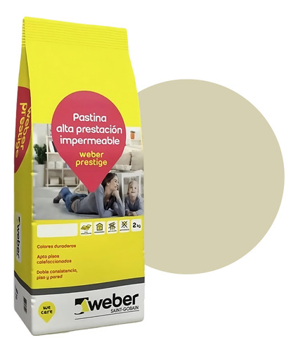 Pastina Weber Prestige 2kg Antihongo Impermeable Mercadoenví