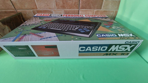 Caixa Personal Computer Msx Casio Modelo Mx10 Ótima Qualidad