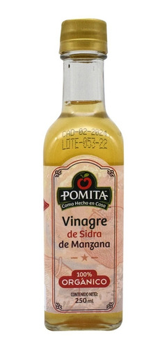Vinagre De Sidra De Manzana Orgánico 250ml Pomita