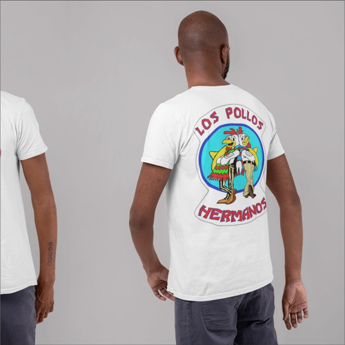 Remera Blanca De Los Pollos Hermanos De Breaking Bad