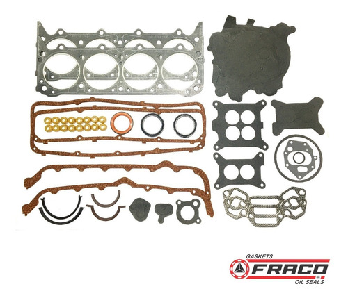 Juego Empaque Jeep / A.motor 360 / 401 71-91 Fraco 8266-pt4