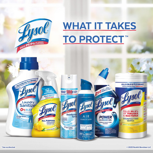 Spray Desinfectante Lysol Sanitizante Antibacteriano 370ml L