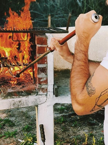 Atizador Y Avivador De Fuego