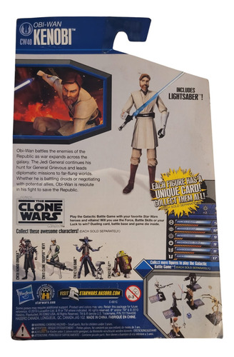 Figura Obi-wan Kenobi Star Wars The Clone Wars Hasbro
