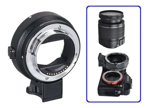Adaptador De Montagem De Lente Canon Ef/ef-s Para Sony E-mount (cm-ef-nex)