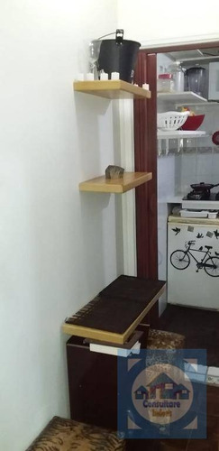 Imagem 13 de 23 de Kitnet Com 1 Dormitório Para Alugar, 26 M² Por R$ 2.000,00/mês - Gonzaga - Santos/sp - Kn0686