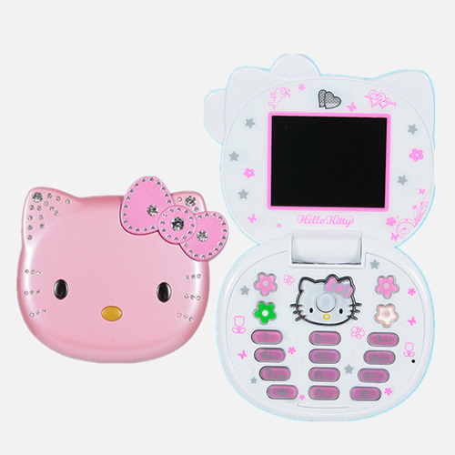 Mini Teléfono Hello Kitty Con Forma De Concha For Niños
