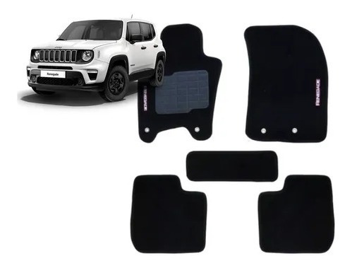 Jogo Tapetes Ecotap Soft Carpete Jeep Renegade 15/... 5pcs