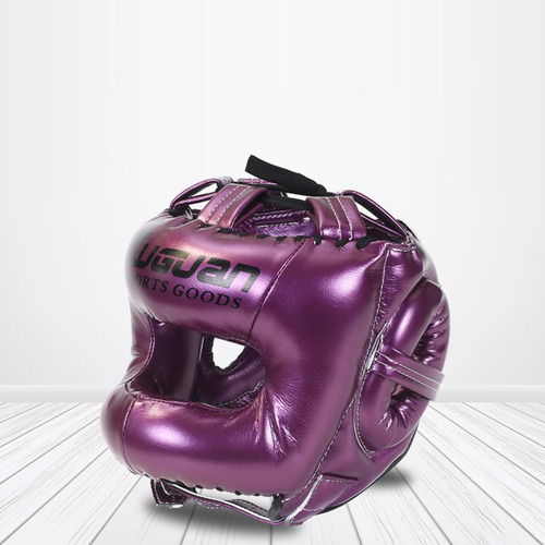 Casco De Boxeo Protección Para La Cabeza Púrpura S