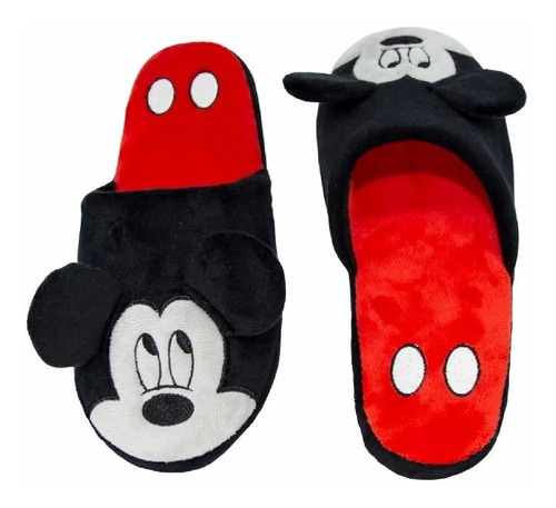 Chinelo De Quarto Disney Mickey P 33 34 35 Oficial Zc