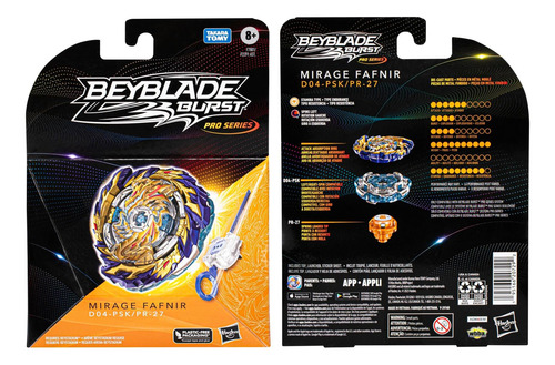 Beyblade Burst Pro Series Mirage Fafnir Spinning Top Starter