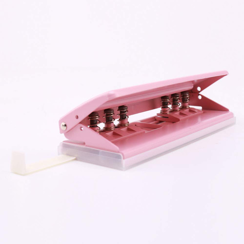 Kw-trio Perforadora Ajustable De Escritorio De 6 Agujeros Pa