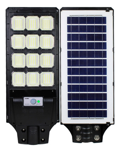 Lamparas Solares Para Jardin Exterior Led 800w Rixme Ms-800w Estructura Negro