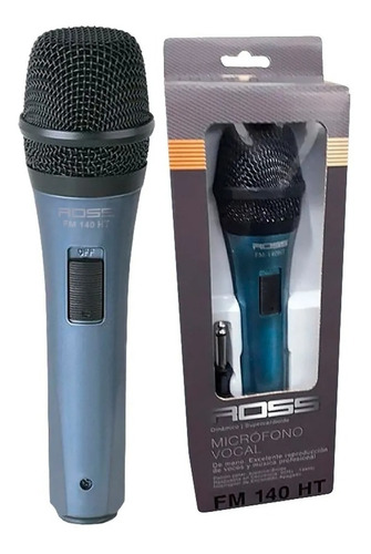  Microfono Ross Fm140h Ideal Karaoke Bandas Con Clable Nuevo