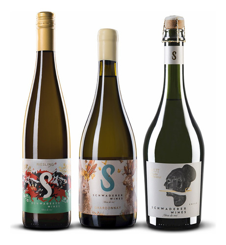 Pack X 3 Riesling & Espum Semillón & Chardonnay Schwaderer