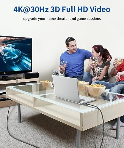 Displayport 4k Con Cable Hdmi De 3 Pies, Jsaux Dp A Hdmi Vid